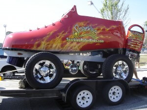 Sparkles skate car