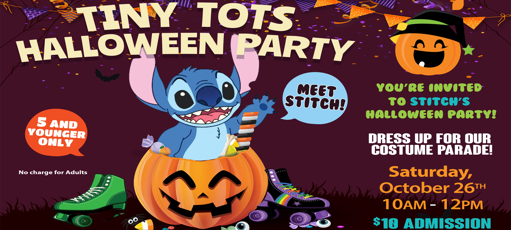 Tiny Tots Halloween 2024 website