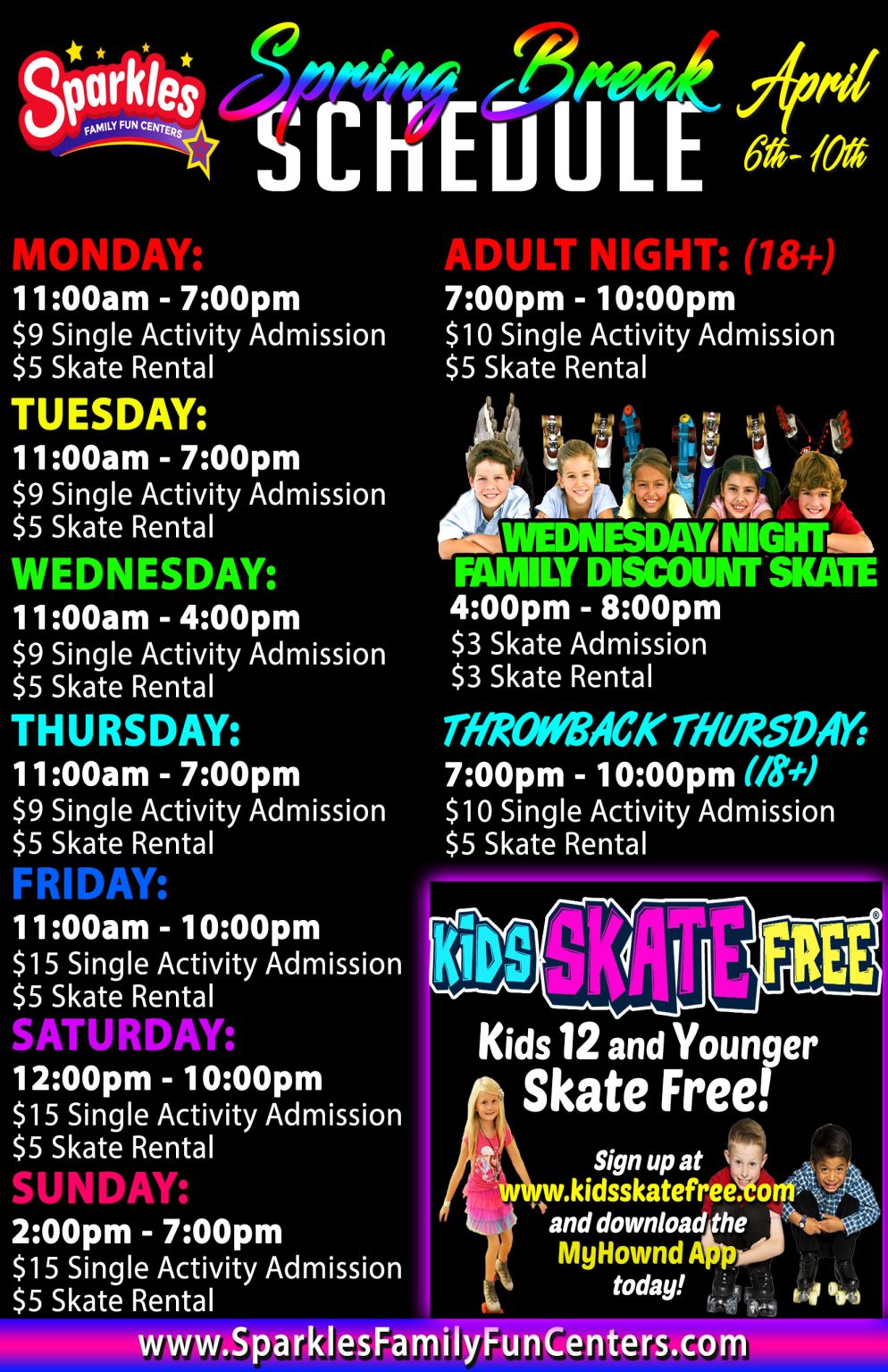 Events, Family Fun Kennesaw, GA Sparkles Skating Center