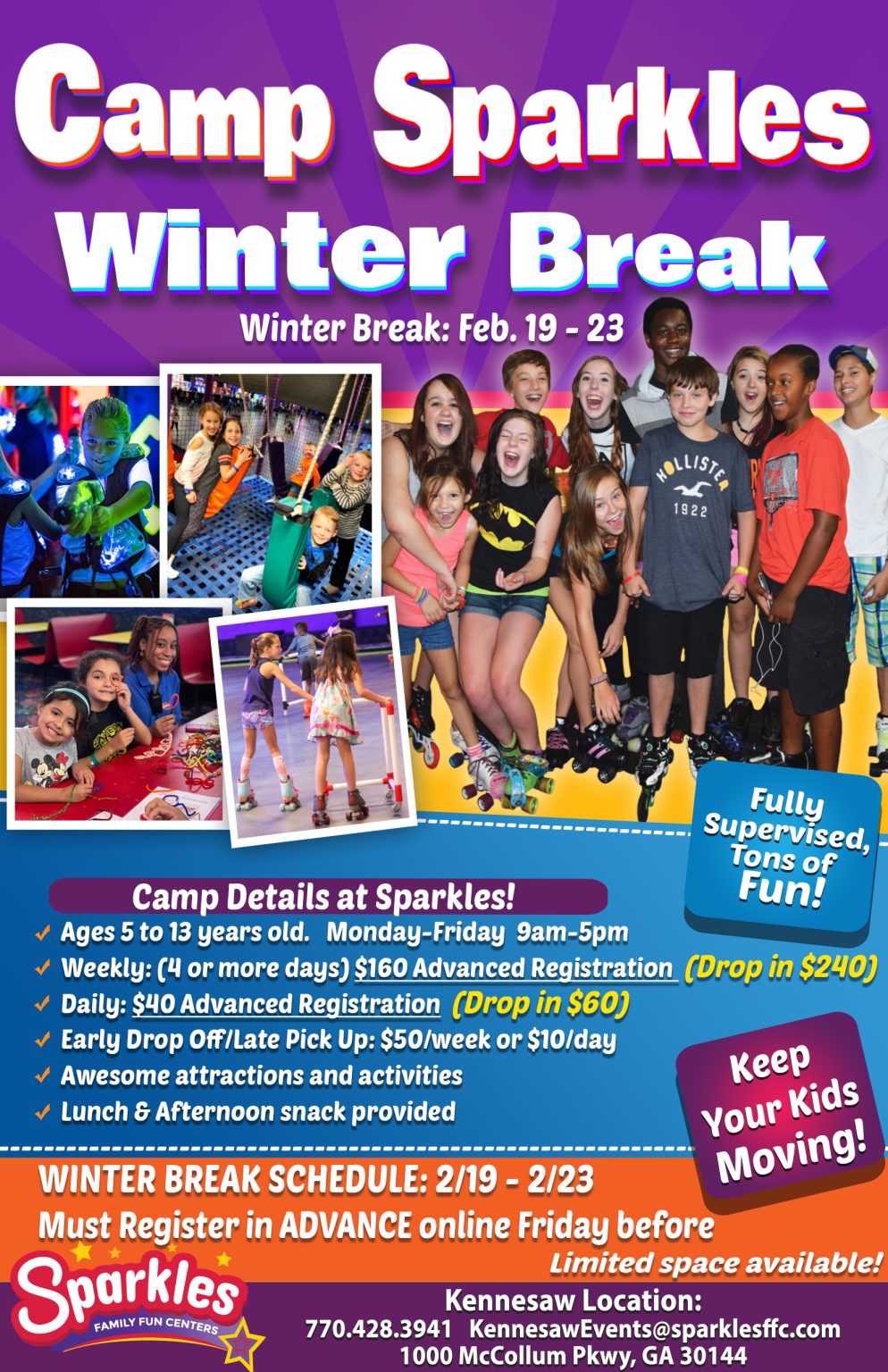 Sparkles Kennesaw Skate Camp