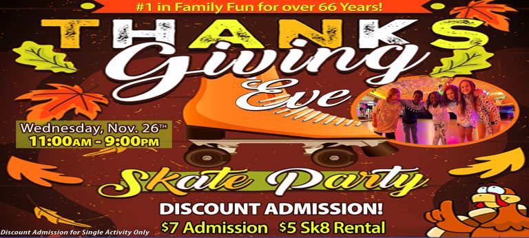 Thanksgiving Eve Skate 2025