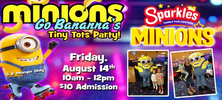 Minions Tiny Tots Kennesaw August 2026 website